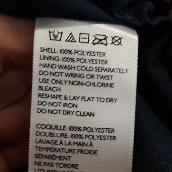 KIMCHI Blue Black & Pink Floral Hi Low Skirt - Picture 7 of 8